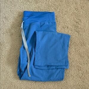 Figs Light Blue Kade Cargo scrub Pants